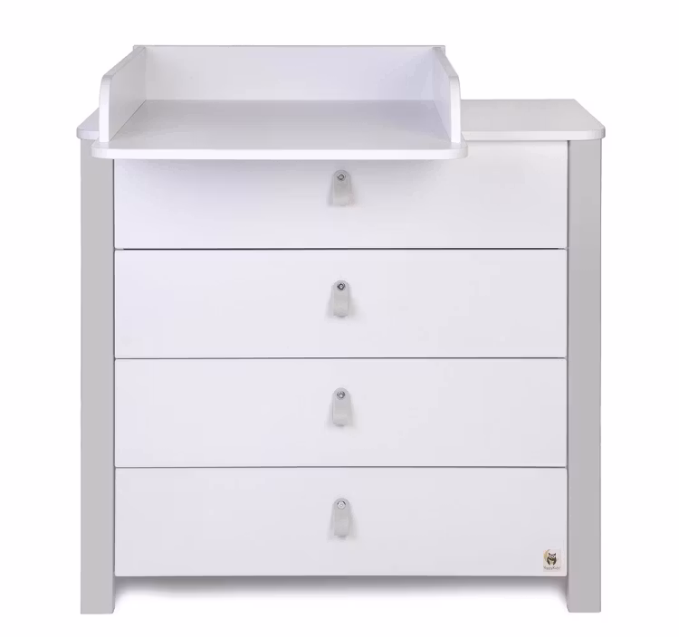 Byrå me skötbord