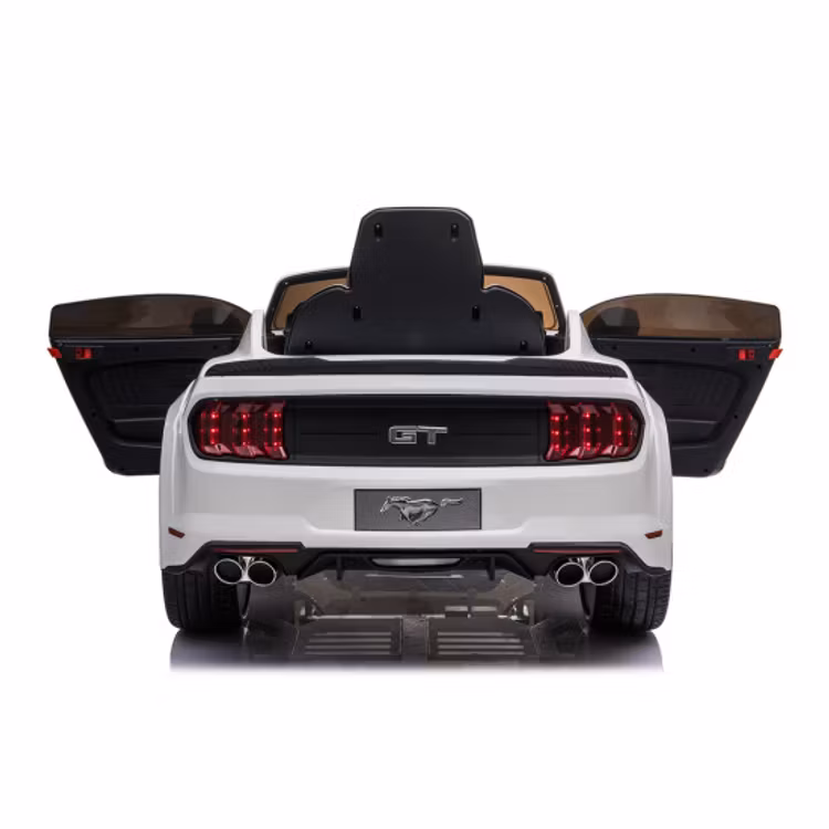 Elbil Ford Mustang 2 x 12V-batteri, 24V-output, EVA-hjul, PU-lädersäte