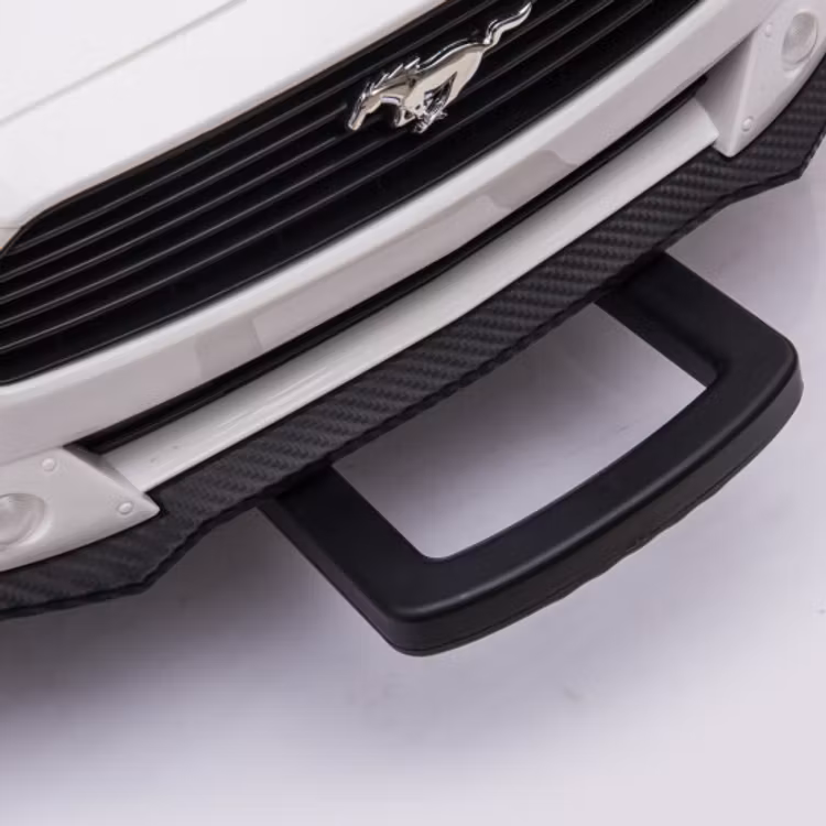 Elbil Ford Mustang 2 x 12V-batteri, 24V-output, EVA-hjul, PU-lädersäte