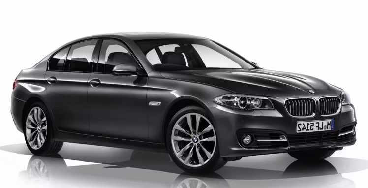 Solfilm BMW 5-serie sedan- Ferdigskåret, Avtakbar & Limfri