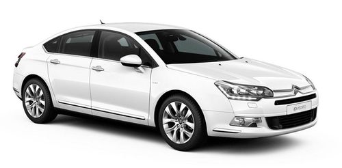 Solfilm til Citroën C5 sedan. Ferdig tilpasset solfilm til alle Citroën biler.