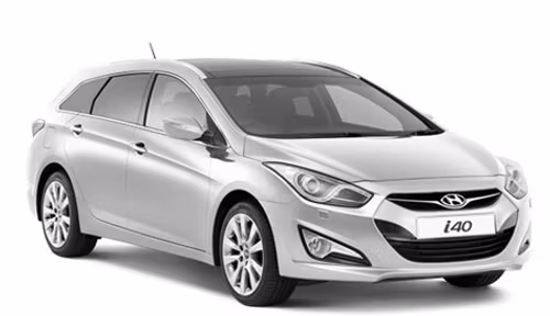 Solfilm til Hyundai i40 Stasjonsvogn. Ferdig tilpasset solfilm til alle Hyundai biler.