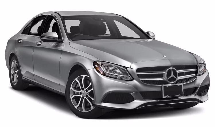 Solfilm Mercedes C-Klasse sedan- Ferdigskåret, Avtakbar & Limfri