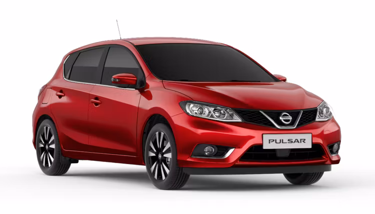 Solfilm Nissan Pulsar- Ferdigskåret, Avtakbar & Limfri