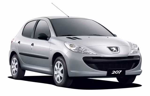 Solfilm Peugeot 207 5-d- Ferdigskåret, Avtakbar & Limfri