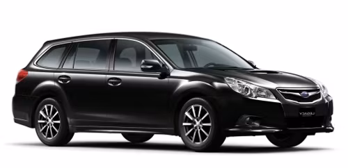 Solfilm til Subaru Legacy Stasjonsvogn. Ferdig tilpasset solfilm til alle Subaru biler.