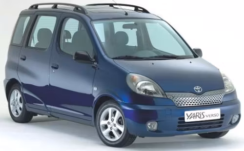 Solfilm til Toyota Yaris Verso. Ferdig tilpasset solfilm til alle Toyota biler.