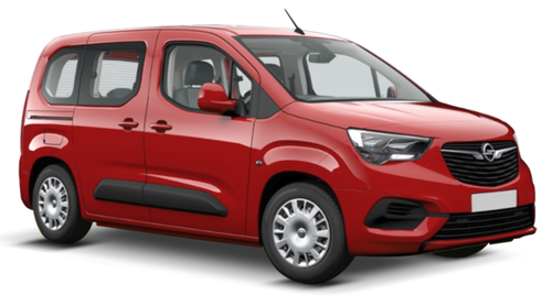 Solfilm til Opel Combo L1.