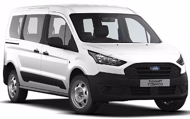 Solfilm Ford Transit Connect kombi L2- Ferdigskåret, Avtakbar & Limfri