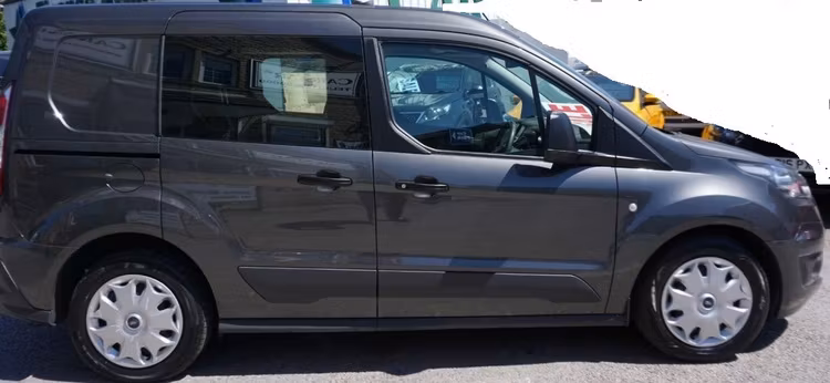 Solfilm Ford Transit Connect crew L1- Ferdigskåret, Avtakbar & Limfri