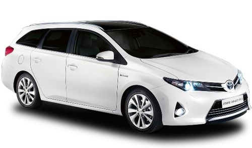 Solfilm til Toyota Auris Touring. Ferdig tilpasset solfilm til alle Toyota biler.