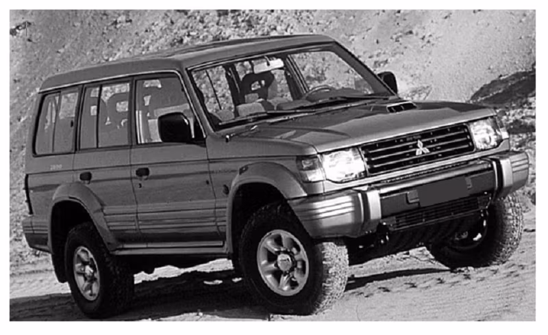 Solfilm Mitsubishi Pajero Shogun- Ferdigskåret, Avtakbar & Limfri