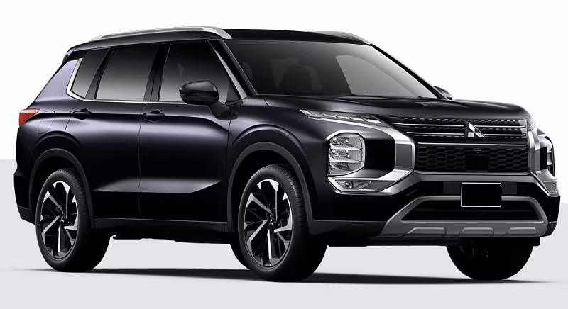 Solfilm Mitsubishi Outlander- Ferdigskåret, Avtakbar & Limfri