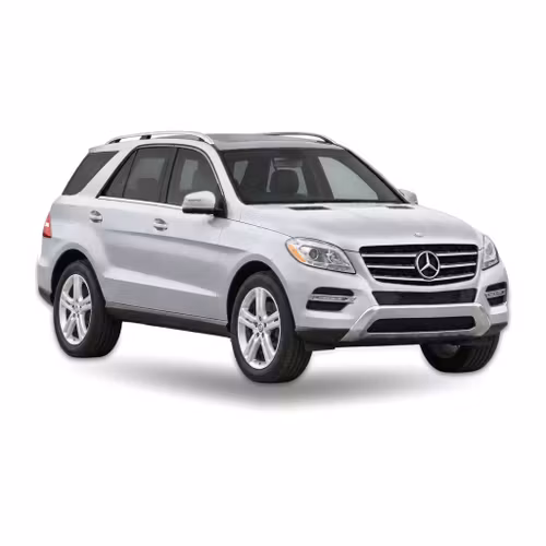 Silver Mercedes M-Class (1997–2015) – precut window tint film kit