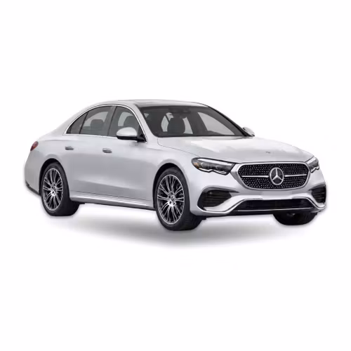 Silver Mercedes E-Class sedan (1985 onwards) – precut window tint film kit