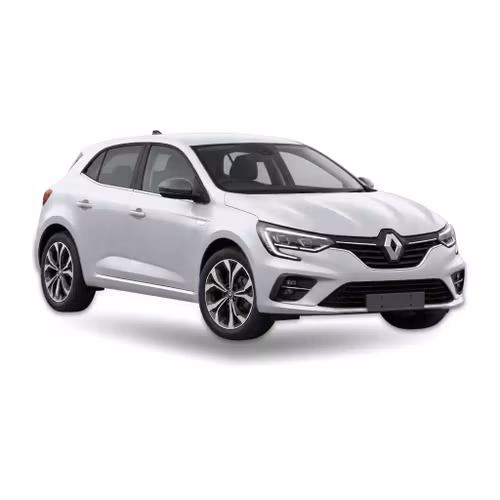 Silver Renault Megane 5-d (2002 onwards) – precut window tint film kit