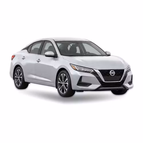 Silver Nissan Sentra (2020 onwards) – precut window tint film kit
