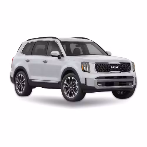 Silver Kia Telluride (2020 onwards) – precut window tint film kit
