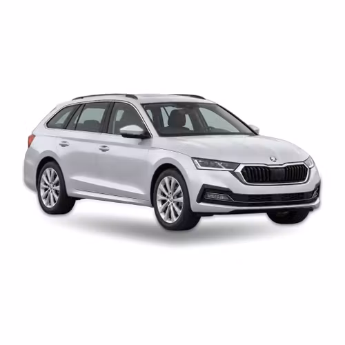Silver Skoda Octavia station wagon (1998 onwards) – precut window tint film kit