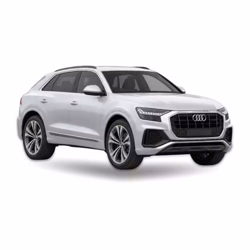 Silver Audi Q8 (2019 onwards) – precut window tint film kit