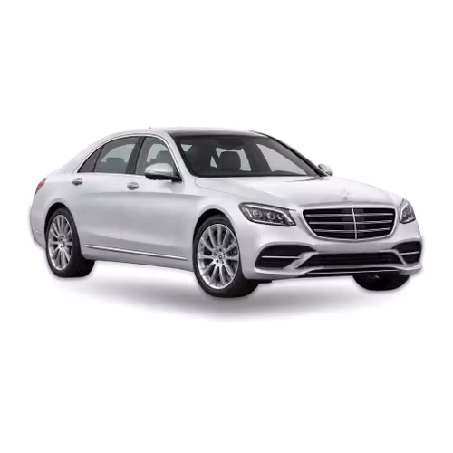Silver Mercedes S-Class sedan (1998–2021) – precut window tint film kit