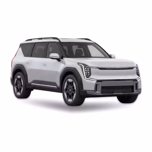 Silver Kia EV9 (2023 onwards) – precut window tint film kit