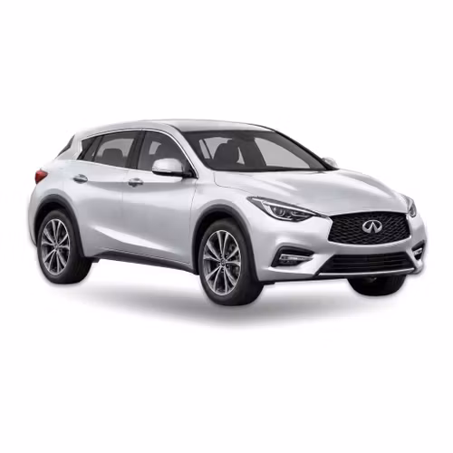 Silver Infiniti Q30 (2016 onwards) – precut window tint film kit