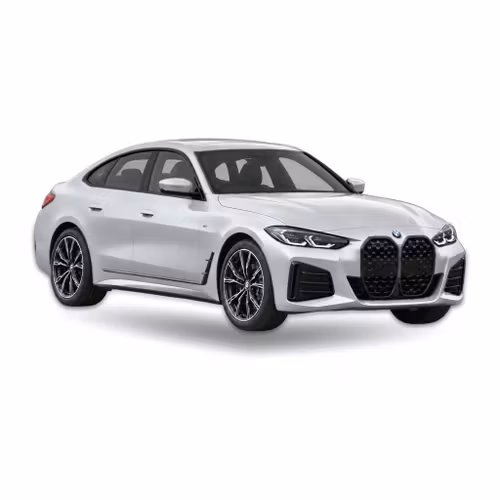 Silver BMW 4-series Gran Coupe (2014 onwards) – precut window tint film kit