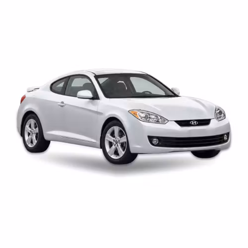 Silver Hyundai Coupe (2002 onwards) – precut window tint film kit