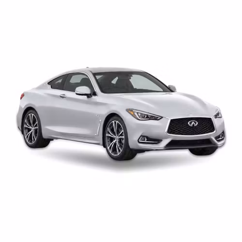Silver Infiniti Q60 coupe (2017 onwards) – precut window tint film kit