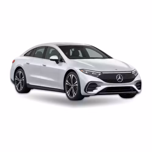 Silver Mercedes EQS sedan (2022 onwards) – precut window tint film kit