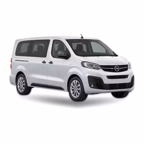 Silver Opel Vivaro Combi L1 (2016 onwards) – precut window tint film kit