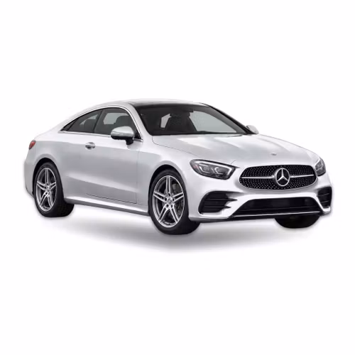 Silver Mercedes E-Class coupe (2009 onwards) – precut window tint film kit