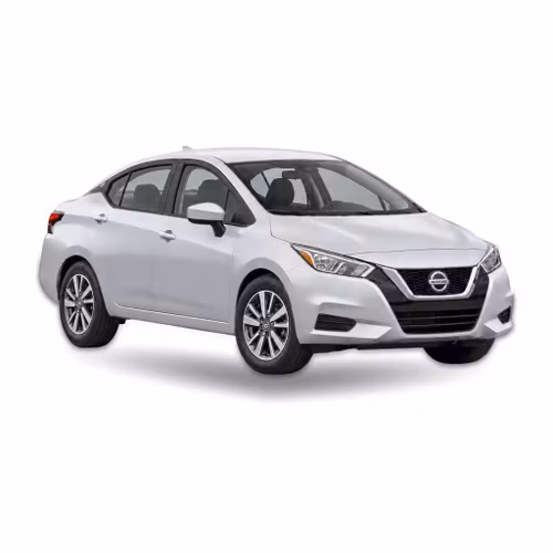 Silver Nissan Versa sedan (2020 onwards) – precut window tint film kit
