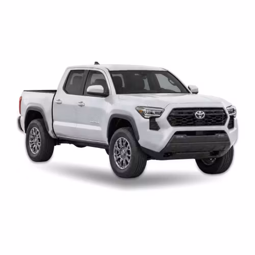 Silver Toyota Tacoma Crew Cab (2016 onwards) – precut window tint film kit