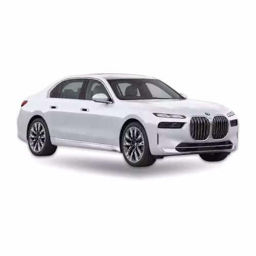 Silver BMW i7 sedan (2023 onwards) – precut window tint film kit