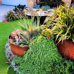 Planteringsrör av Corten 60 cm