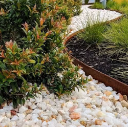 Rabattkanter i Corten 10 cm x 2 mm