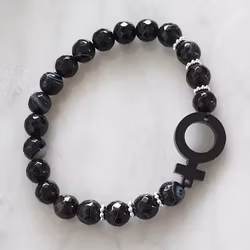 Madagascaragat med svart plexisymbol