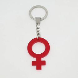 Nyckelring venus röd/silver