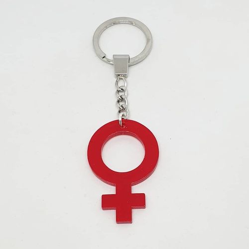Nyckelring venus röd/silver