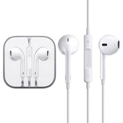 Hörlurar 3.5mm till iPhone 5, 5s,SE, 6,6+,6s,6s+ 100pcs