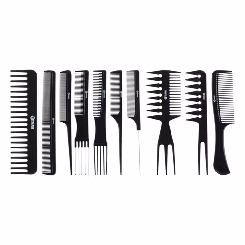 10 COMBS SET EXTRAORDINHAIR