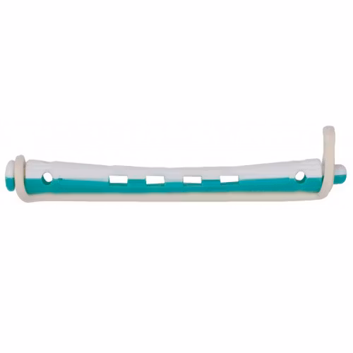 PACK OF 12 LONG PERM ROLLERS PERFORATED ELASTIC ROUND I°