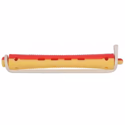PACK OF 12 LONG PERM ROLLERS PERFORATED ELASTIC ROUND IV°