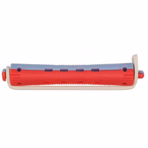PACK OF 12 LONG PERM ROLLERS PERFORATED ELASTIC ROUND V°