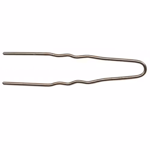 EXTRA-LUXURY HAIRPINS Wavy hairpins, chestnut 11614.