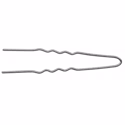 EXTRA-LUXURY HAIRPINS Wavy hairpins, chestnut 11618.