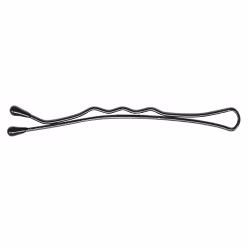 EXTRA-LUXURY HAIRPINS Wavy grip, black 11605.
