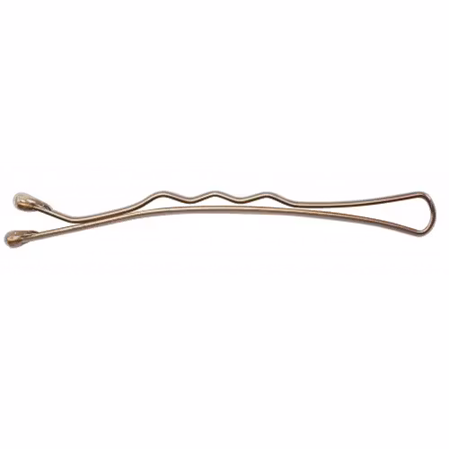 EXTRA-LUXURY HAIRPINS Wavy grip, chestnut 11606.